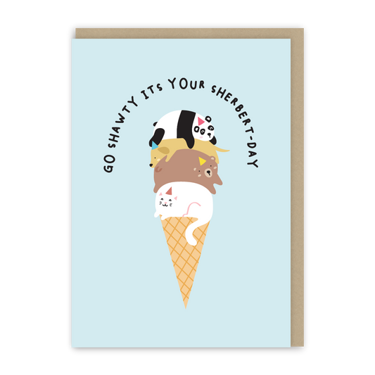 Sherbet-Day Birthday Card