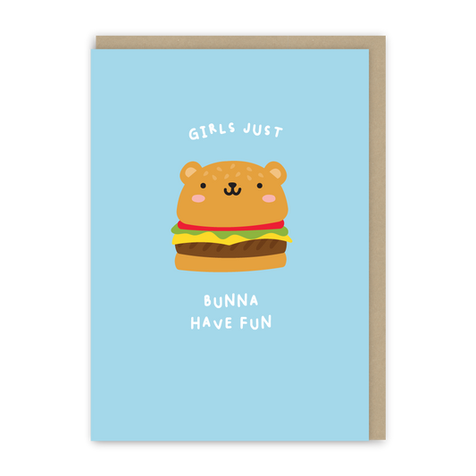 Bear Burger Card