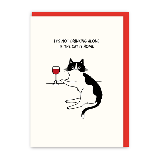 Drinking Alone Card