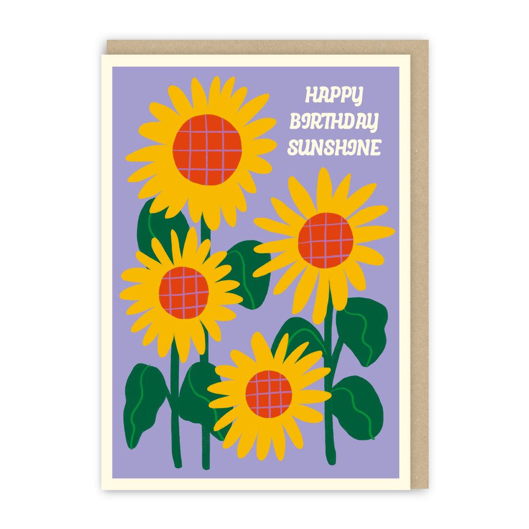 Happy Birthday Sunshine Card