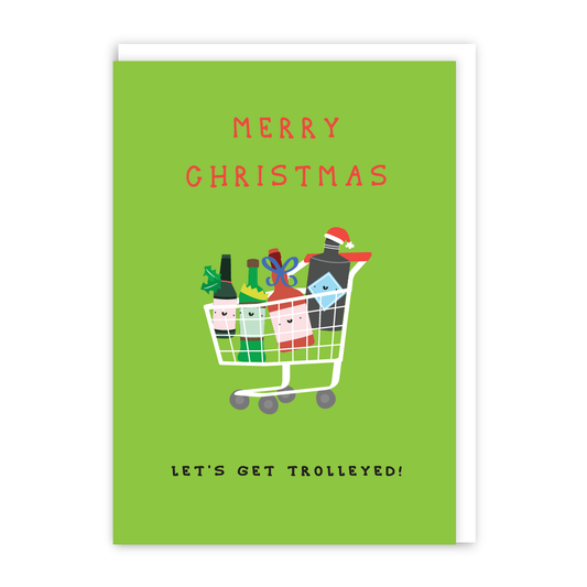 Let's Get Trolleyed Christmas Cards