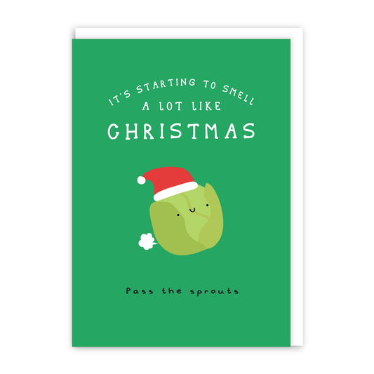 Pass the Sprouts Christmas Card