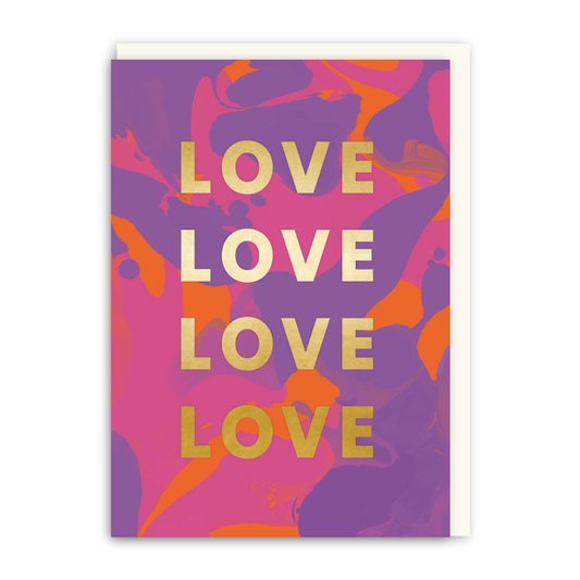 LOVE x4 Card