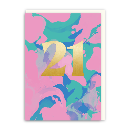 Milestone 21 Card