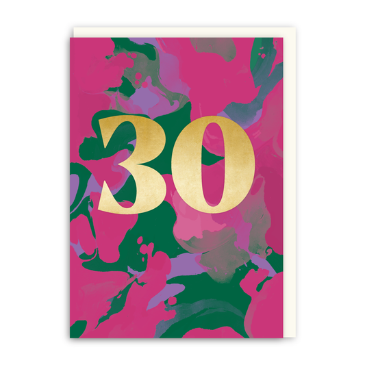 Milestone 30 Card