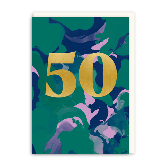 Milestone 50 Card