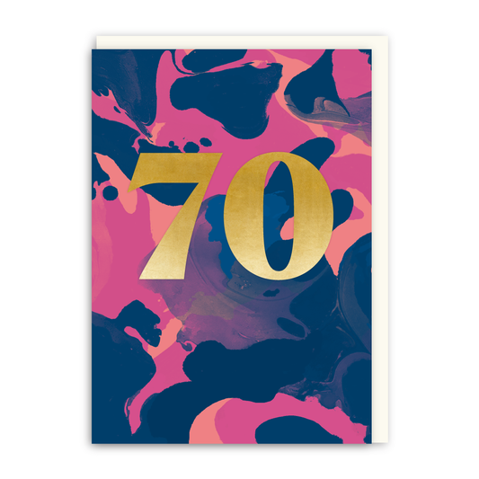 Milestone 70 Card