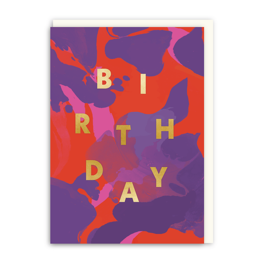 Scatter Birthday Card