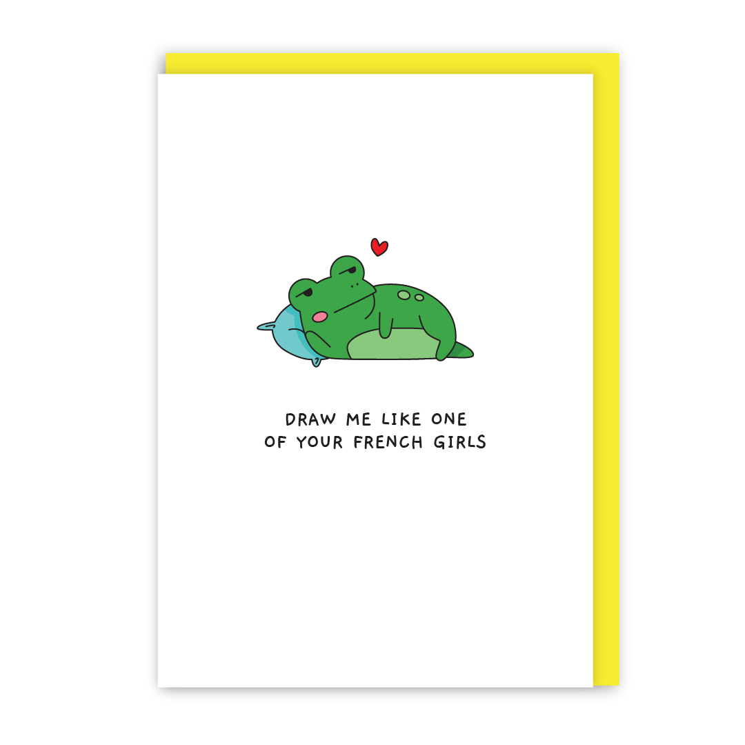 French Girls Card